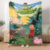 Adventure Jungle Flannel Blanket Super Soft Warm Cozy Blanket For Sofa Bed Office Travel Allseason Home Decor Gift