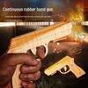 DIY Wooden Rubber Band Gun Kit for Kids: Physics and Engineering Science Experiment Toy