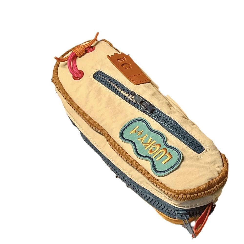 

Прочный двухслойный пенал, контрастные цвета, ретро пенал, портативная сумка для хранения канцелярских принадлежностей большой вместимости, школьные принадлежности