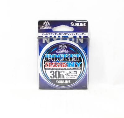 Sunline Nylon Leader Pocket NY Shock Leader 20m #7 30lb 0.435mm (6336)