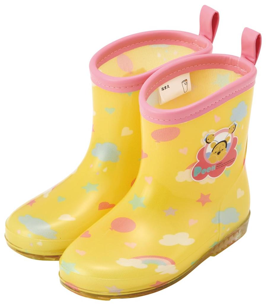 Skater Rain Disney Winnie the Pooh Design with Reflective Size Children's Boots, Tape, 16cm, RIBT16-A