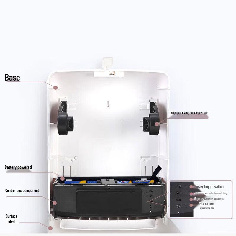 Ruiwo Automatic Sensor Wall-Mounted Paper Dispenser