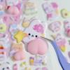 Set of 4 Squishy Butt 3D 3D Butt Planner Large Soft Stickers Stickers, Stickers, Stickers, Stickers, Quantity, Cute,
