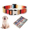 Pet Collar Comfortable Breathable Adjustable Ethnic Style Small Medium Large Training Collar Pet Accessories