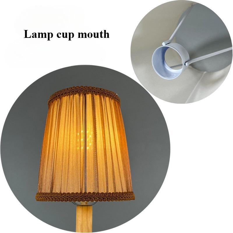 E14/E27/Clamp Fabric Lamp Shade Lighting Accessories for Home Office Decor Hotel Bedroom Bedside Floor Lamp Shell Cover