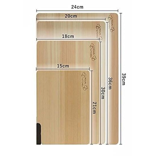 Daiwa Sangyo Cutting Board Dishwasher Safe Wooden Hinoki Lightweight Made Japan Mold Resistant 36cm
