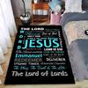 Christian carpet Set with Religious Words carpet set (1 duvet cover, 2 pillowcases, duvet not included)