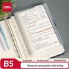 Deli B5 60-Sheet Loose-Leaf Notebook, 7-Pack