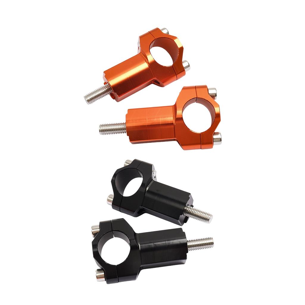 Anodized Aluminum Handlebar Mounts For Motorcycles 125 530 SXF 2016 Easy Installation Glossy Finish