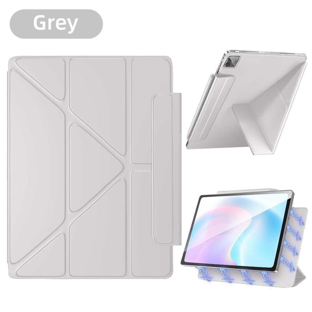 

Y-образный магнитный чехол для iPad 11th Air 6th 11 Air 13 2024 M2 Pro 11 13 M4 10th 10.9 Pro 11 12.9 Чехол для планшета с держателем для карандаша Pro M4 11” 2024 серый