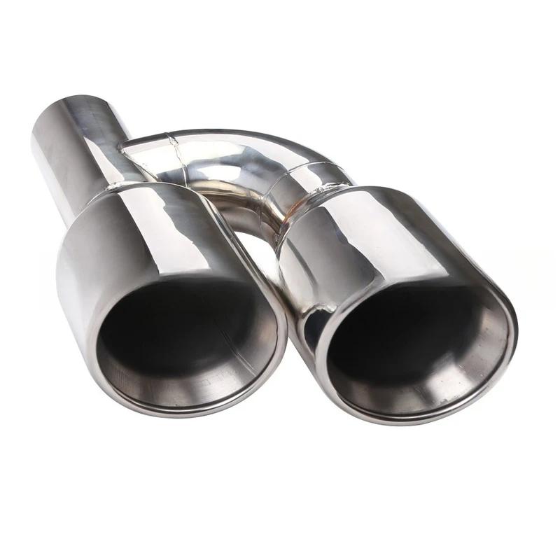 2.5-inch Stainless Steel Exhaust Pipe for Automotive Parts 63-102mm (as the picture,32mm)