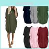 Elegant Women Stretch Loose Baggy Jumper Tops With Pockets For Perfect Party Look