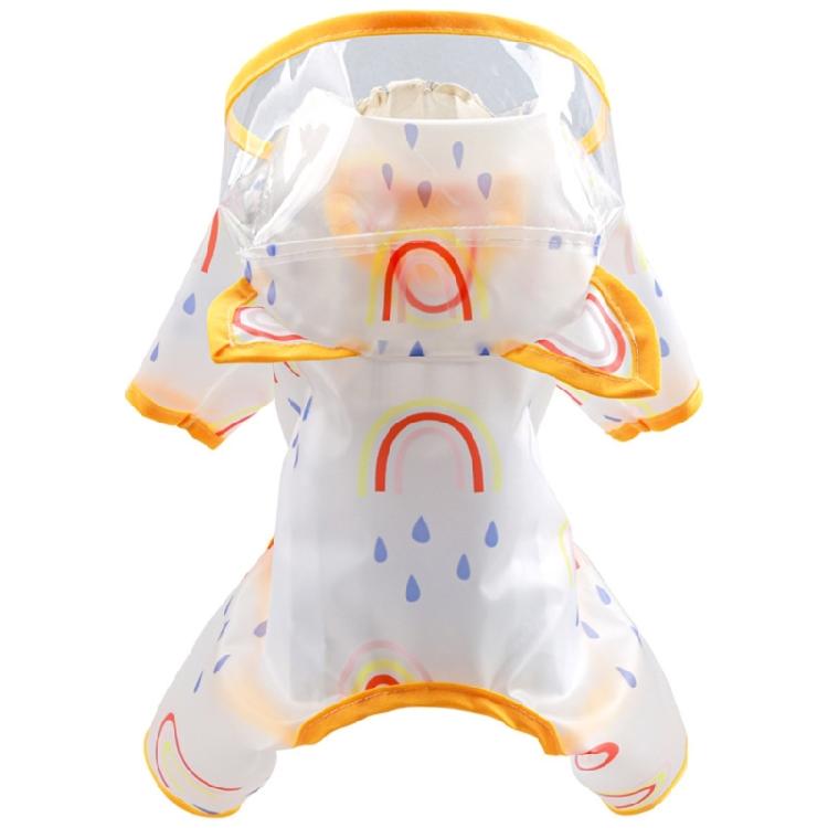 Dog Rain Jackets For Small Dog Transparen Dog Raincoat With Hood Puppy Raincoat XS