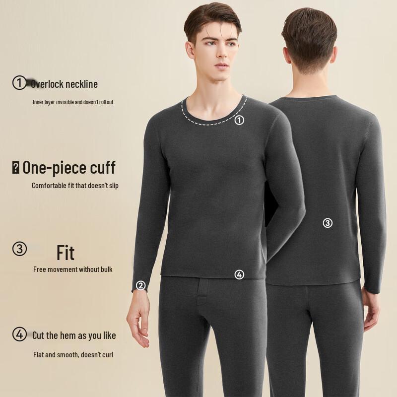MaoRen Cashmere Silk Blend Thermal Underwear Set