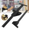High-precision T Shaped Ruler 0-280mm Woodworking Sliding Gauge Scribe Ruler  Measuring Tool