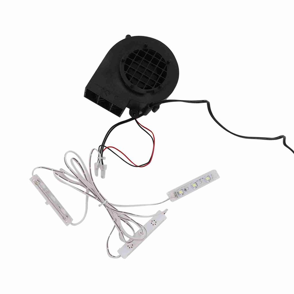 Aufblasartikel Luftgebläse Weihnachten Aufblasbares Gebläse Pumpe mit 3 weißen LED-Lichterketten für Außen