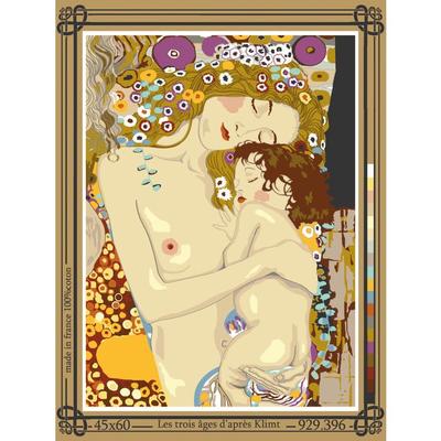 Antique Canvas The Ages of Life Klimt 45x60cm