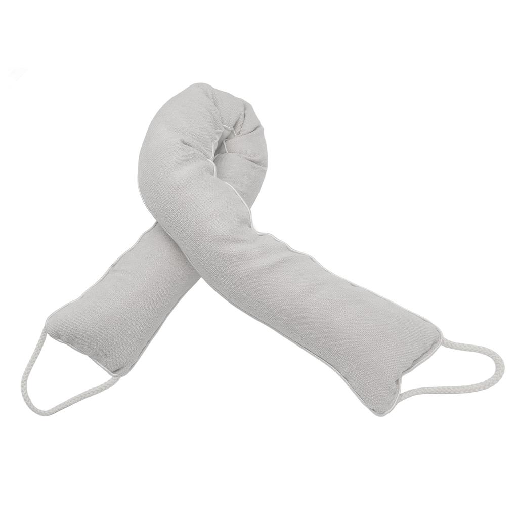 Türschlange Zugluftstopper Staubdicht Geräuschdämmend Waschbar Unter Tür Zugluftstopper für Zuhause Beige