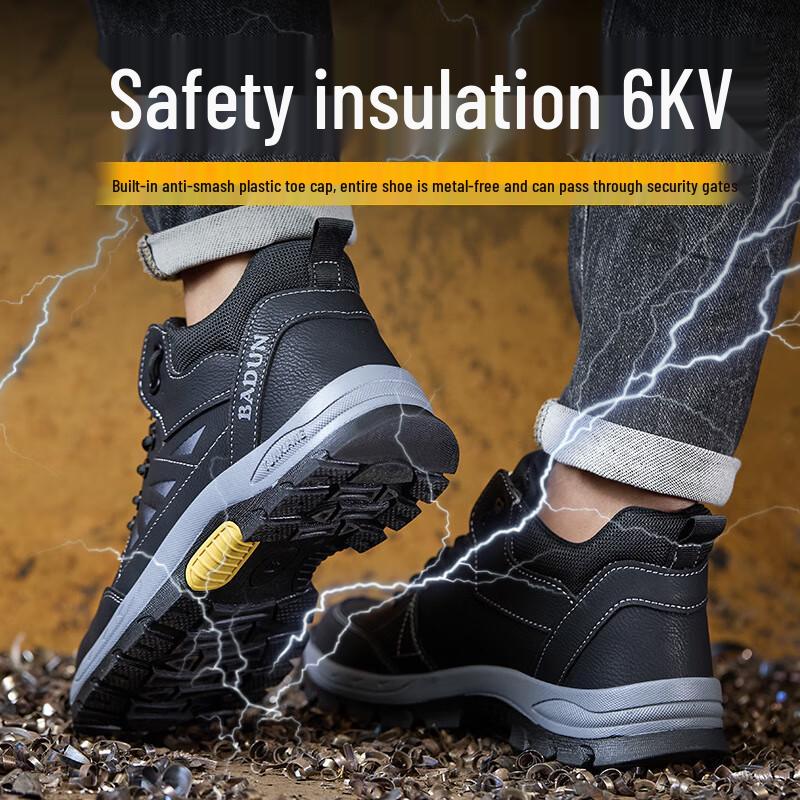 Ba Dun Winter 6KV Insulated Anti-Smash Puncture-Proof Safety Boots