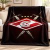 FC Spartak Moscow Blanket Flannel Blanket Soft Cozy Plush Throw for Sofa Bed Lightweight Home Decoration Outdoor Camping
