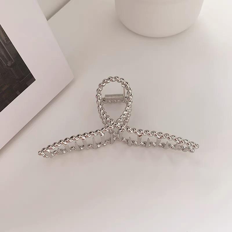 Gold Color Hollow Geometric Hair Clips Metal Hair Claw Cross Hairclip Headband Hairpin Hair Crab Women Hair Fashion Accessories