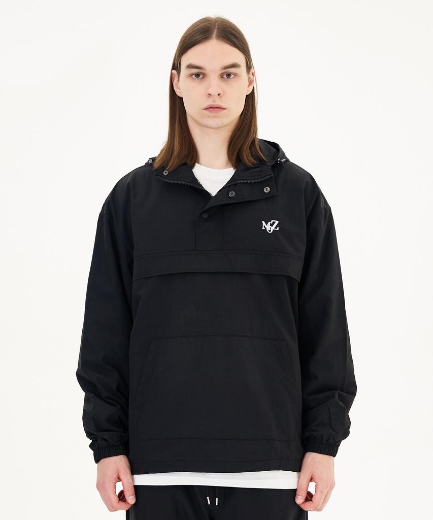 Mozmoz Soft Mesh Anorak Jacket Black