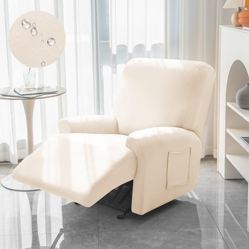 Stretch Recliner Chair Cover Solid Color Anti-dust Sofa Cover All-inclusive Single Sofa Slipcover Protector for Living Room