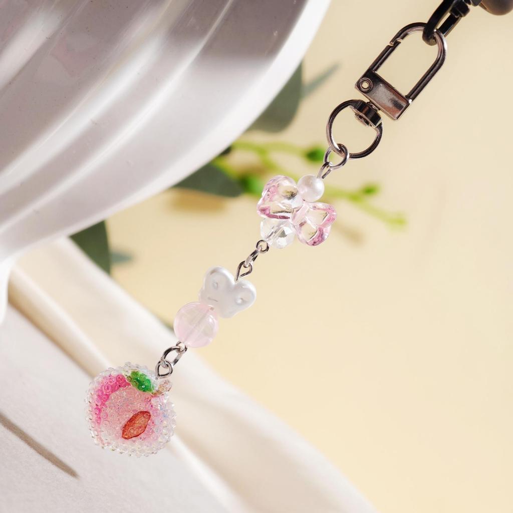 Diamond Fruit Series Hand Cream Set & Keychain Ornament