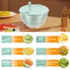 Vegetables Salad Spinner Vegetables Fruit Wash Basket Multifunc Dehydration Basket with Slicer Kitchen Gadget Salad Mixing Bowl