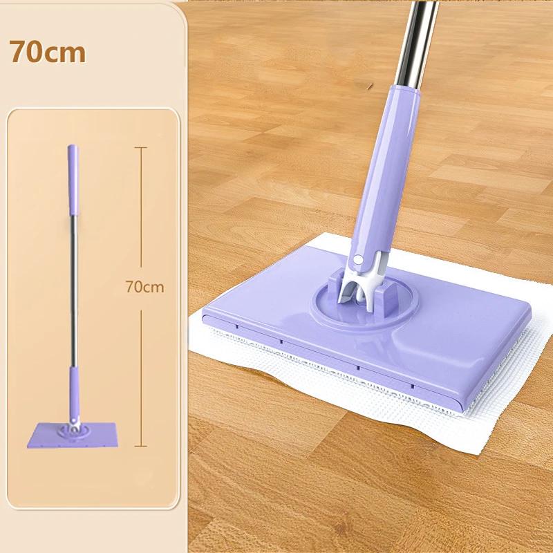 Nowy Automatyczny Klips do Mopu z Mikrofibry do Czyszczenia Twarzy, Usuwania Kurzu, Papieru, Suchej Ścierki, Mopa do Podłogi, Mokrej Ścierki, Gospodarstwa Domowego, Wielofunkcyjny