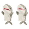 HOLIDYOYO Hand Puppets, Shark Puppets with Moving Mouth, Plush Animal Toys for Ventriloquism, Early Education, and Parent-Child Interaction, Set of 2