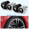 Automobile Aluminum Wheel Tire Valve Stem Caps Airtight Covers For Model 3 Model X Y Style Roadster