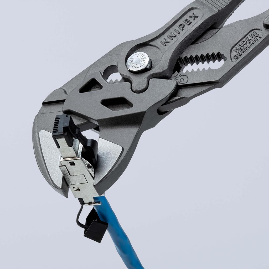 KNIPEX Zange Comfort Zinklegierung Schraubenschlüssel, 250mm, Griff, Plattiert, 8602-250