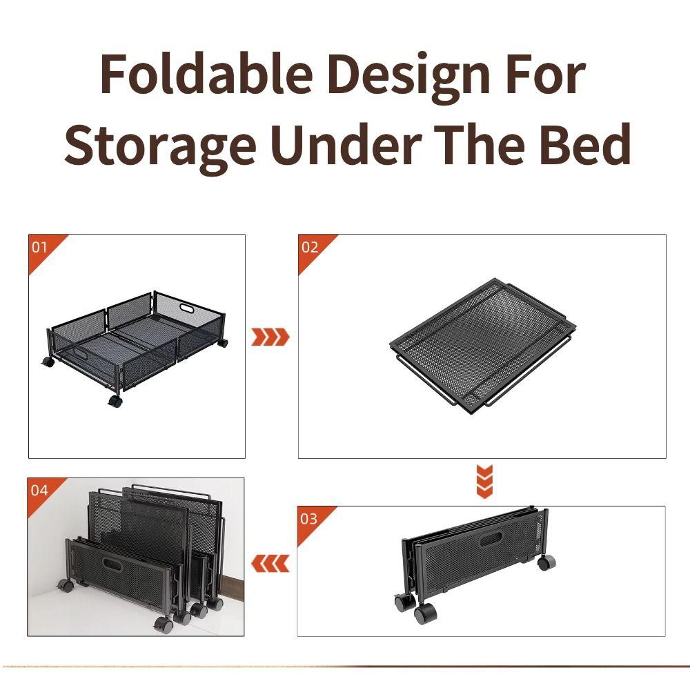 Large Capacity Under Bed Storage Containers Foldable Shoe Organizer Drawer  Bedroom