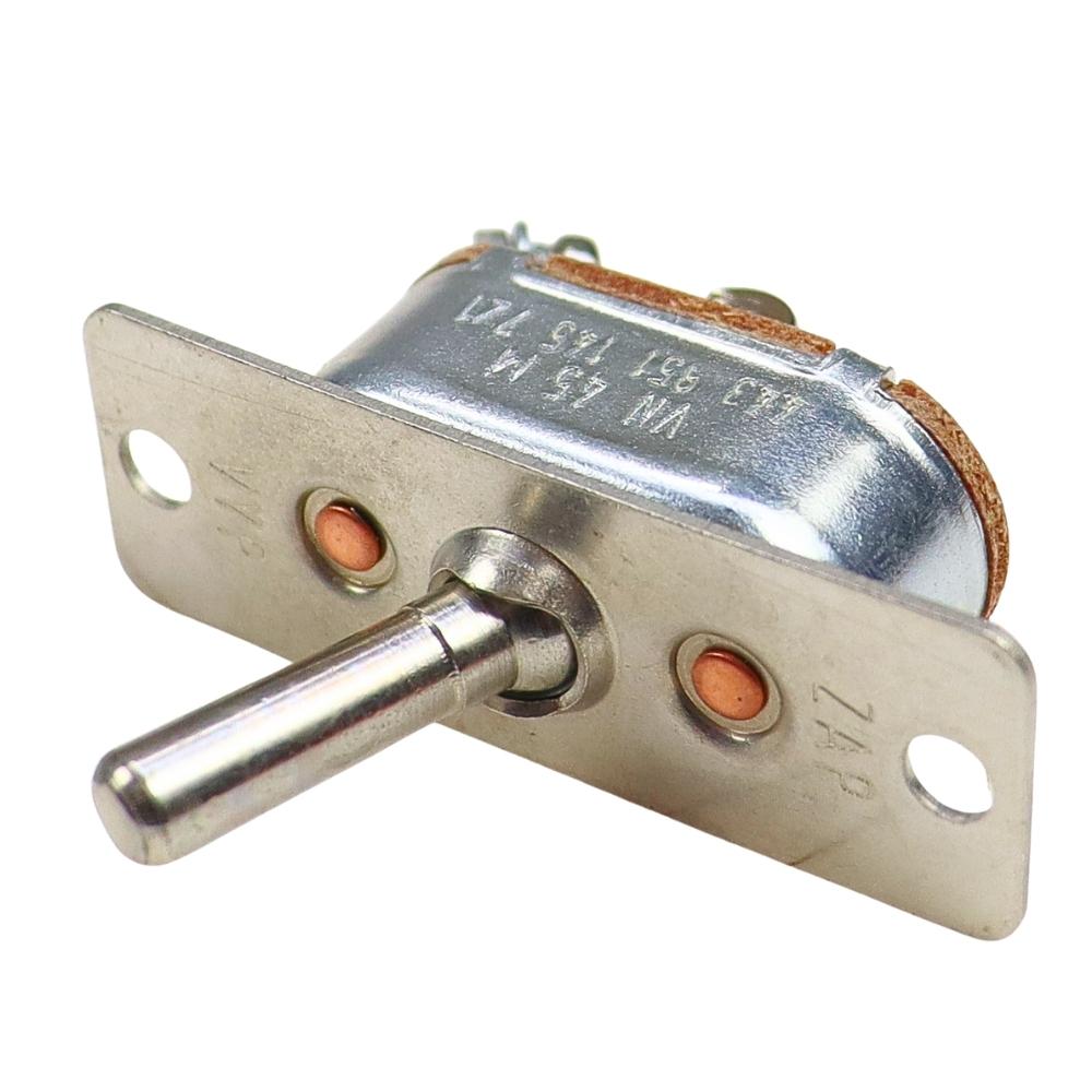 Two-Position Light Switch On - Spring-Loaded Hold Contacts Silver 35A Universal Premium Elmot