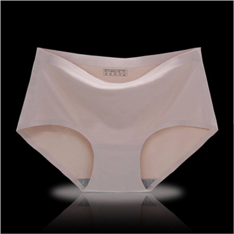 Women Summer Panties Ice Silk Cool Refreshing Seamless Underwear Triangle Briefs
