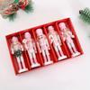 13cm 5piece Set Woodiness For Christmas Decoration Of Children's Toys And Gifts