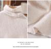 Mink Velvet Women's High Neck Rabbit Fur Knit Sweater, Slim Fit Cashmere Base Layer