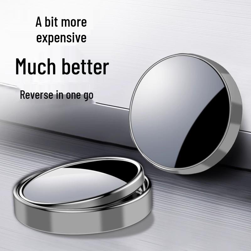360° Ultra-Clear Blind Spot Mirror: Small, Round, Wide-Angle Rearview for Reversing Aid