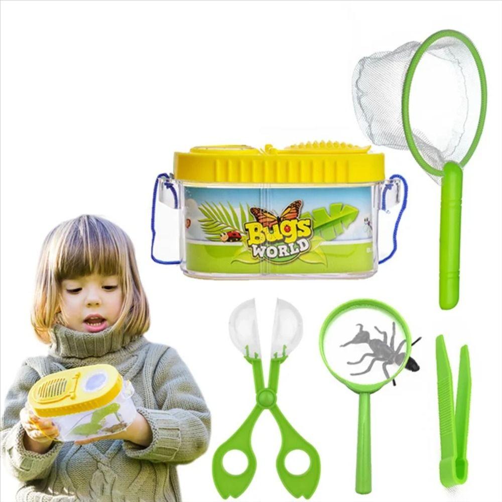 Explorer Kit Outdoor Nature Exploration Tool Transparent Kid Insect Observation Box  for Outdoor