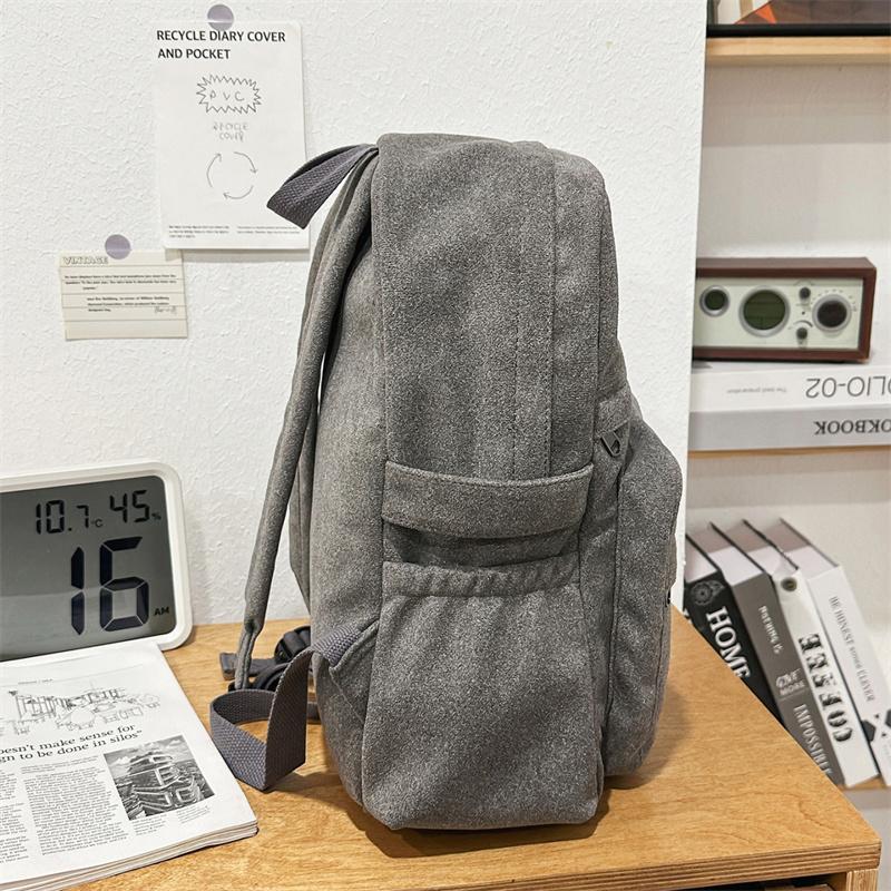 Stylish Backpack for Men and Women with Multiple Pockets and Front Zipper Design