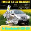 Far LED Bec Fază Mică Alb model perfect al fasciculului replică halogenul de fabrică Pentru Nissan Qashqai J10 2006 2007 2008 2009-2013