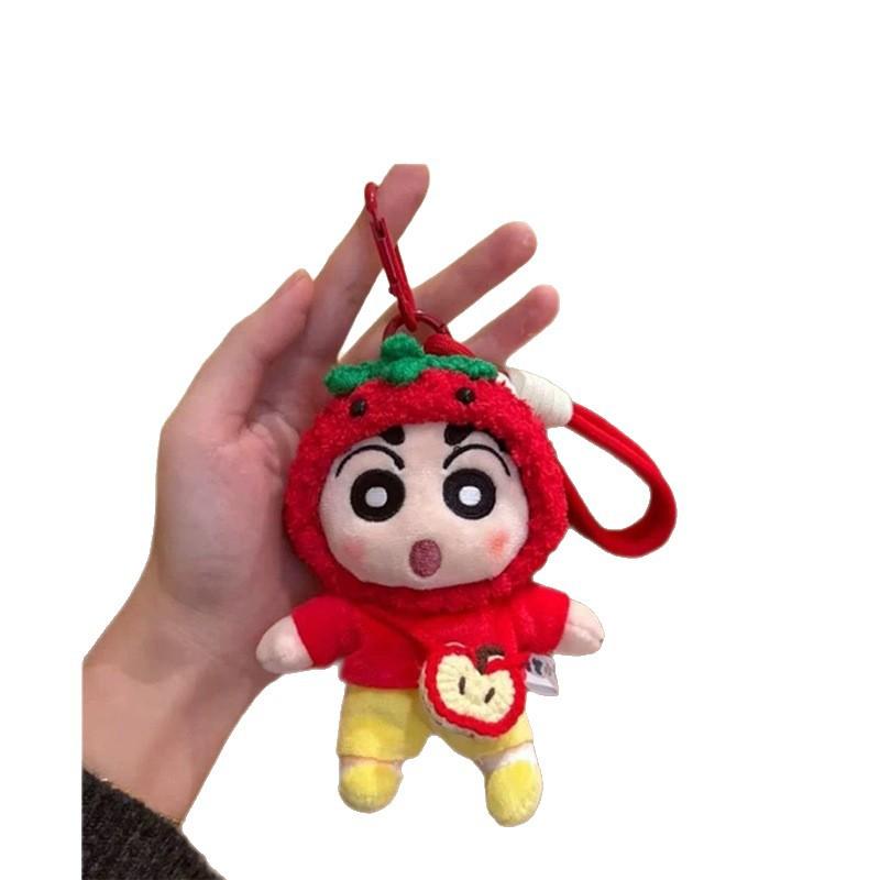 Uroczy pluszowy brelok Crayon Shin-chan, zawieszka do torby, akcesorium samochodowe, prezent, zabawka