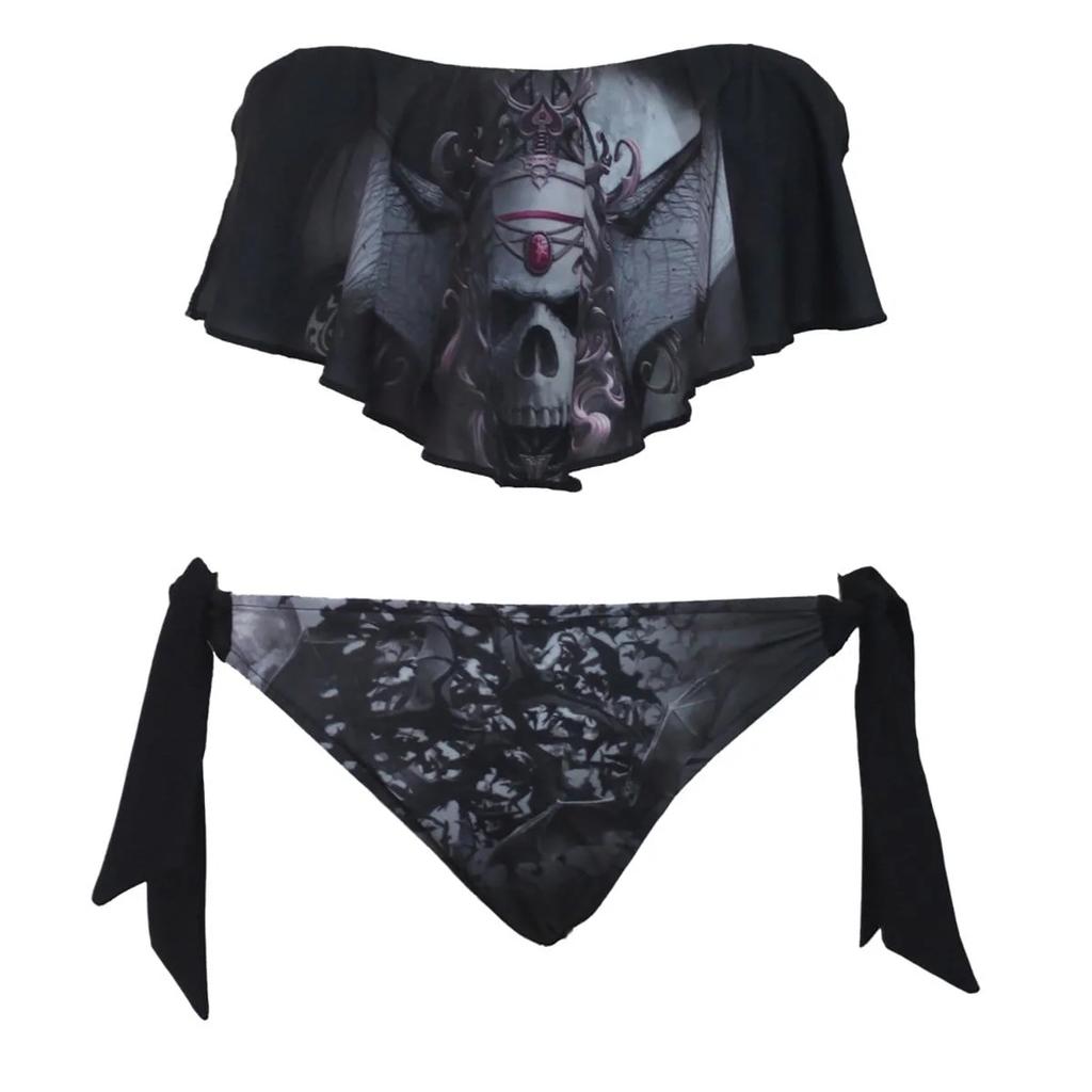 Spiral Direct Womens/Ladies Goth Nights Bikini Set