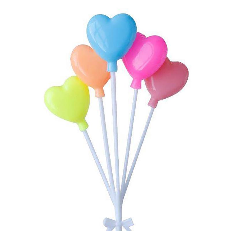 1 Stück Bunte Liebe Kuchen Dekorationen Geburtstagsparty Desserttisch Bunter Kuchenstecker