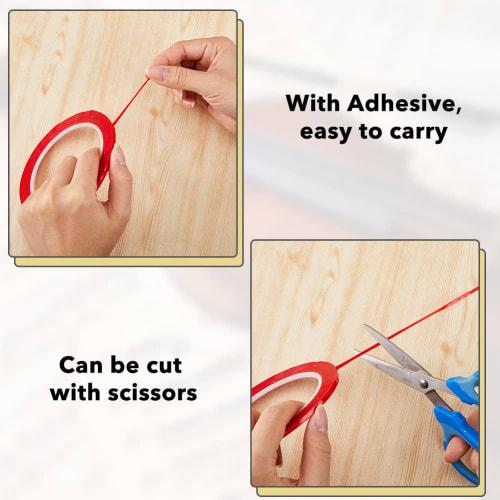 SUPERFINDINGS 9 Rolls of Fretboard Stickers, Finger Markers for Cello, 3mm Wide, Cello Finger Stickers, Violin Finger Tape for Fretboard Note Position