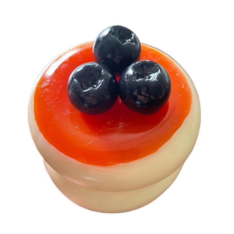 Simulation Strawberry Soufflé Fidget Squishes Viscous Blueberry Cake Squishy Cream Fingertip Toy Squishy Toys Slow Rising
