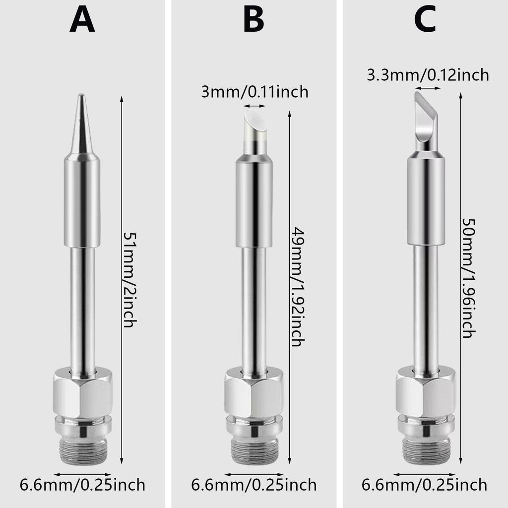 510 Interfaces Soldering Head Welding Rework Accessories Tip For Leadfree Soldering Iron Station Profession Repair Tasks