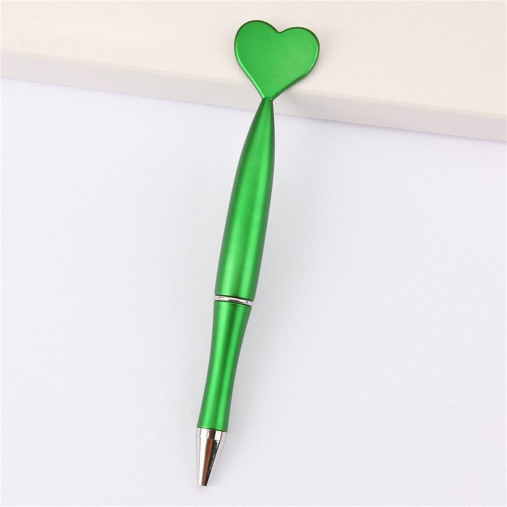 6 Pieces Black Ink Ballpoint Pens 1.0mm Office Pens Heart Shaped Pens Wedding Pens Stationery School Office Supplies