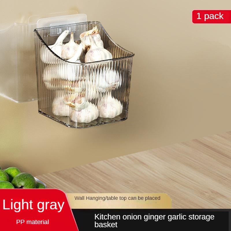 Wall-mounted Basket Save Space Easy Installation The Actual Stylish Kitchen Storage Solutions Convenient Top Wall Box Functional